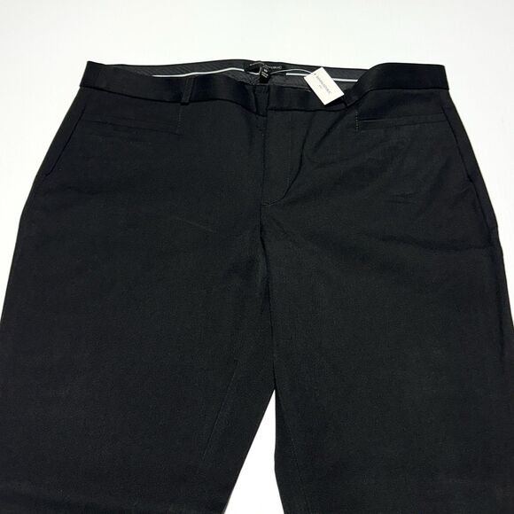 Banana Republic Sloan Pants Women's Black Chino Straight Leg Size 16 NWT - Picture 2 of 10